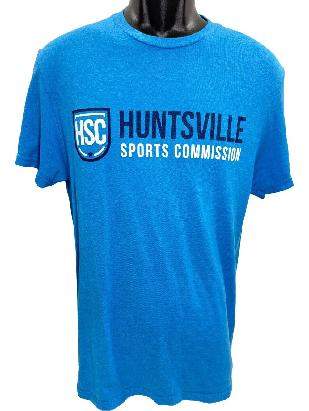 Huntsville Sports Commission T-Shirt Adult Small Blue District Cotton Blend Tee